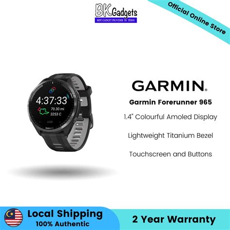 Garmin Forerunner 965 1 4 Colourful Amoled Display Lightweight