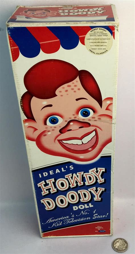 Lot 2004 Ideals Howdy Doody Doll W Original Box