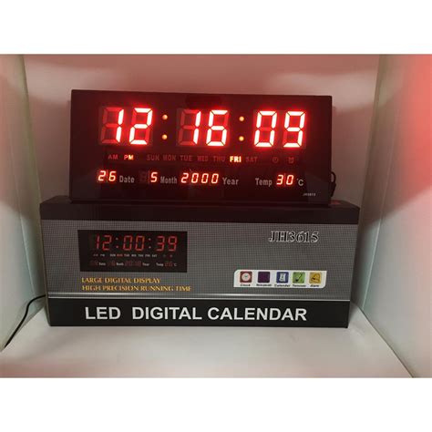 Jual New Promo Jam Dinding Digital Led Besar Jam Meja Digital Alarm