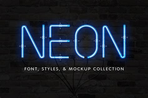 23 Luminous Neon Sign Fonts to Light Up Your Design