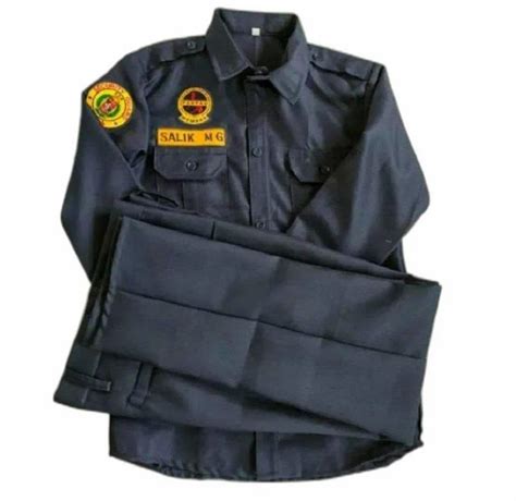 Men Cotton Dark Grey Security Guard Uniform Set Size XL At Rs 450 Set