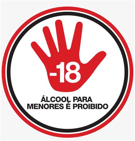 Selo Proibido Para Menores De 18 Anos Logo Alcool Para Menores