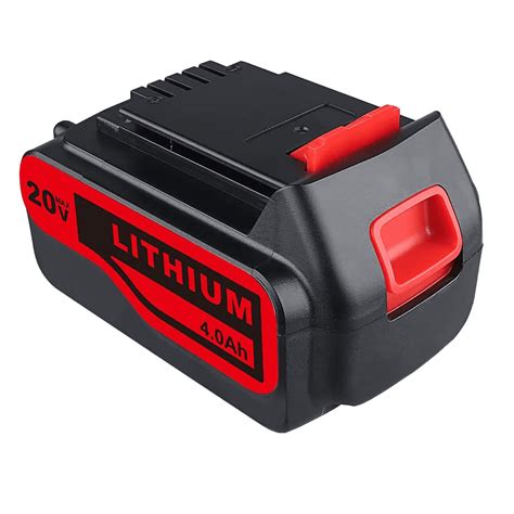 Mingsci FOR 20V 4 0Ah LBXR20 Black And Decker Lithium Battery