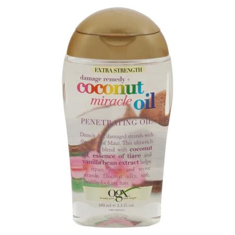 Ogx Penetrating Oil Extra Strength Damage Remedy Coconut Miracle