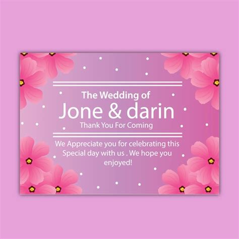 Premium Vector Wedding Invitation Card