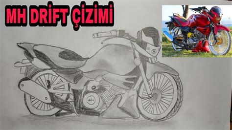 MONDİAL MH DRİFT ÇİZİMİ modifiyeli MOTORSİKLET ÇİZİMİ MONDIAL MH DRIFT