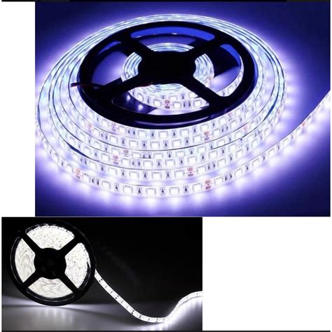 Fita De Super Led Branca Fria 5 Metros Dupla Face 12v Shopee Brasil