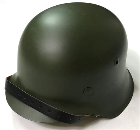 Wwii German M42 Helmet Man The Line