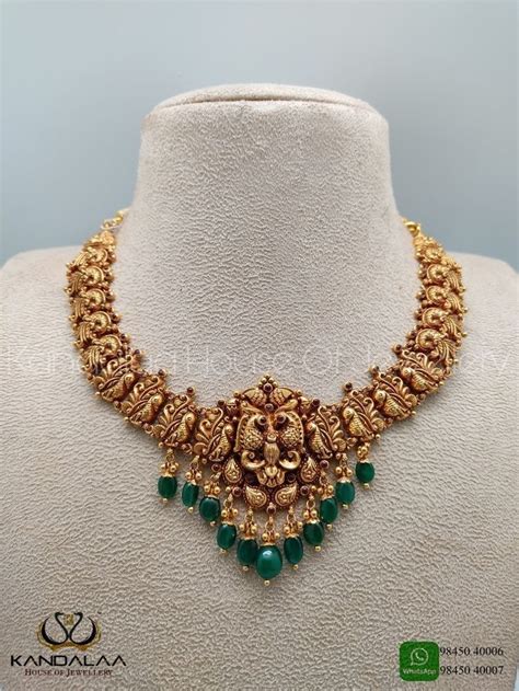 Pin By Bhargavi Am On Antique Gold Jewelry Antique Necklaces Design