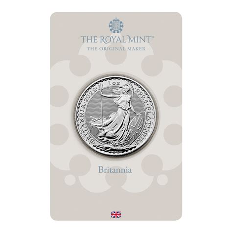 Britannia Oz Platinum Bullion Coin In Blister Bullion