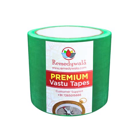 Buy Remedywala Vastu Green Color Tape 3 To 4 Inch 20 Meter Online