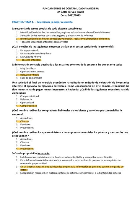 Supuesto Tema 1 dddd FUNDAMENTOS DE CONTABILIDAD FINANCIERA 2ª GADE