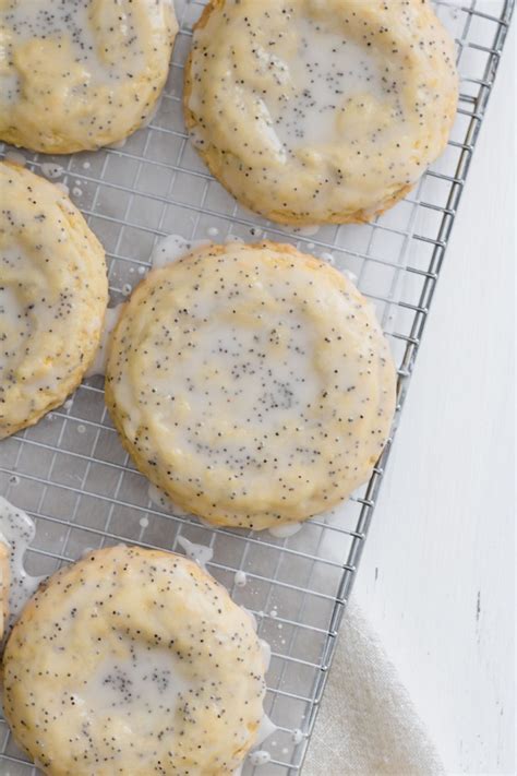 Glazed Lemon Poppy Seed Cookies Bake Or Bust