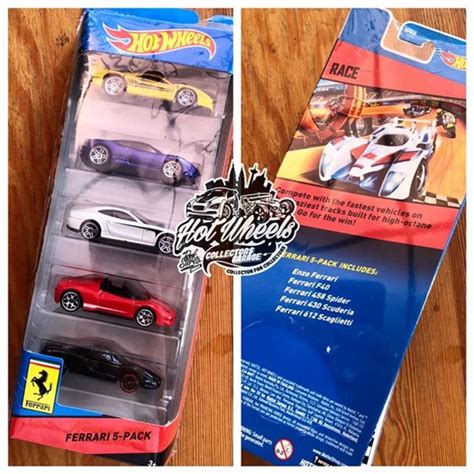 Hot Wheels Ferrari 5 Pack Shopee Malaysia