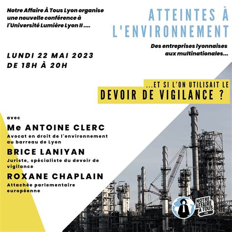 Notre Affaire à Tous Lyon on Twitter Rdv le 22 mai à l Université