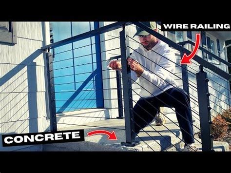 how to install wire railing