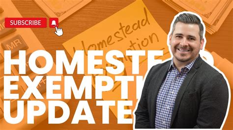 Homestead Exemption Update Youtube