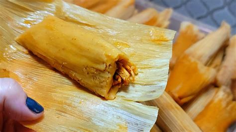 Easy Chicken Tamales Recipe How To Make Tamales Youtube