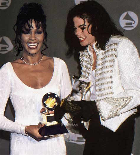 Whitney Houston And Michael Jackson