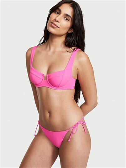 Essential Yandan Bağlamalı Cheeky Bikini Altı Post It Pembe