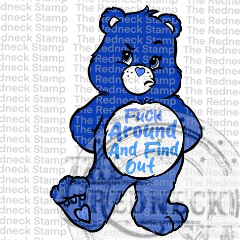 SVG GRUMPY BEAR - Etsy