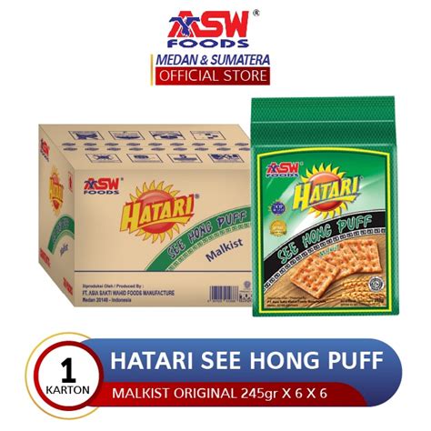 Jual Hatari See Hong Puff Original Gram Karton Shopee Indonesia