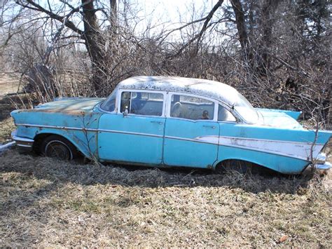 1957 Chevy Abandoned Cars Junkyard Cars Barn Find Cars