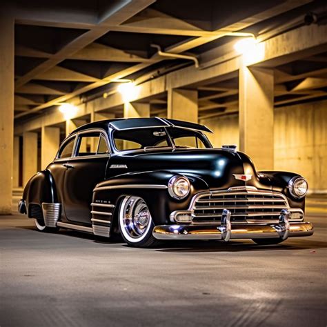 1948 Chevrolet Fleetline Lowrider Bomb 1946 1947 Chevy Low Rider Car Art Wall Poster Printable ...