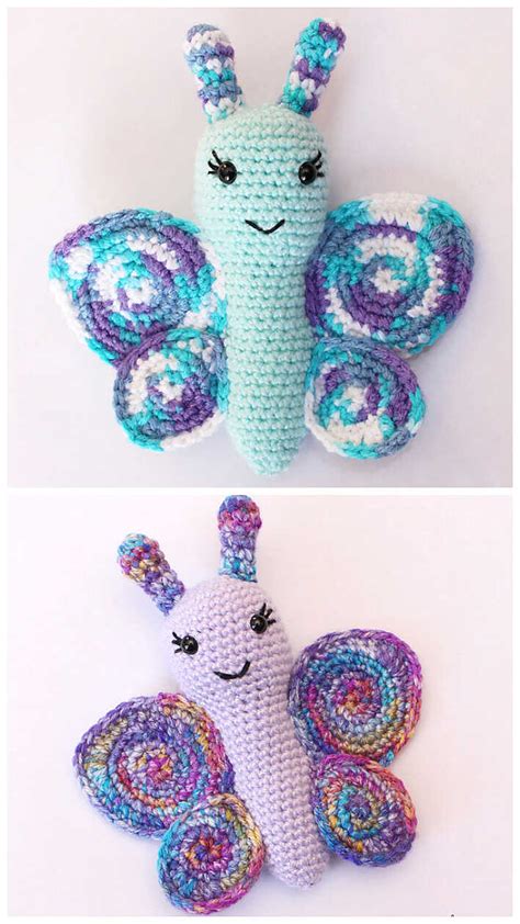 Cutest Amigurumi Butterfly Crochet Patterns Penguin Hobbies