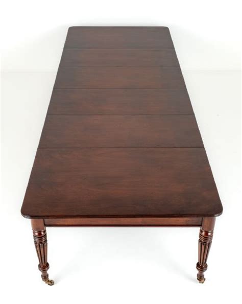 Regency Extending Dining Table Mahogany Antique