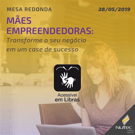 Nutec promove evento acessível em libras sobre empreendedorismo