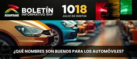 Qué nombres son buenos para los automóviles Roshfrans