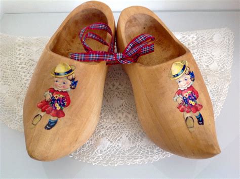 Vintage Clogs Wooden Clogs Decorative Clogs Kitsch Souvenir Etsy UK