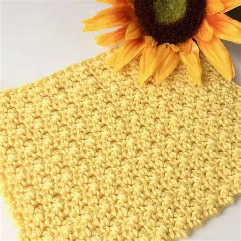 Lemon Peel Crochet Stitch Photo Video Tutorial Nana S Crafty Home