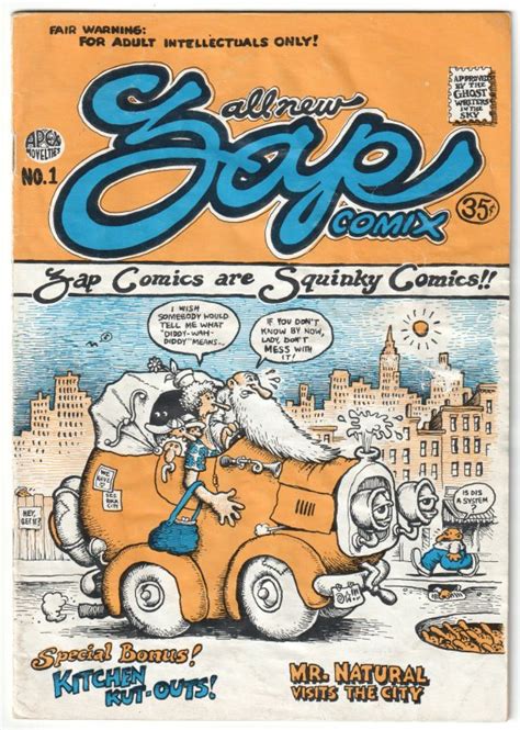 Zap Comix 1 1968 Robert Crumb Comic Books Silver Age