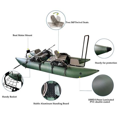 China 2 Man Pontoon Boat Manufacturers Suppliers Factory - Customized 2 ...