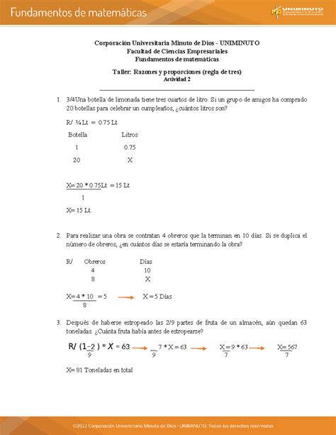 Uni Act Tal Raz Pro Reg Tre Corporaci N Universitaria Minuto De