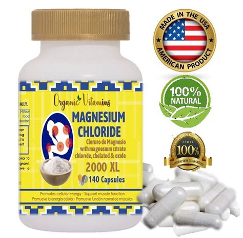 Magnesium Chloride Ultra Capsules High Absorption Cloruro De