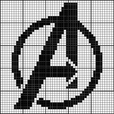 Free Avengers Symbol Cross Stitch Chart Marvel Cross Stitch Disney