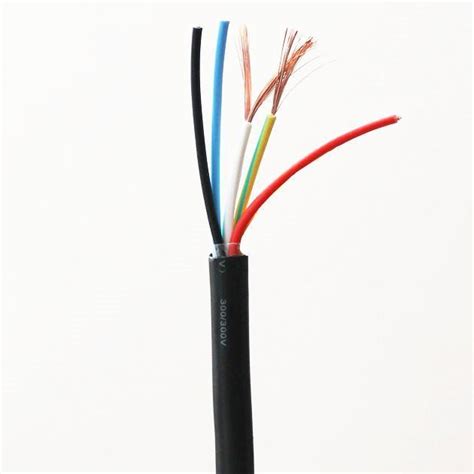 PVC Insulated And Jacket Rvv Cable Multi Core Hard Conductor Wire