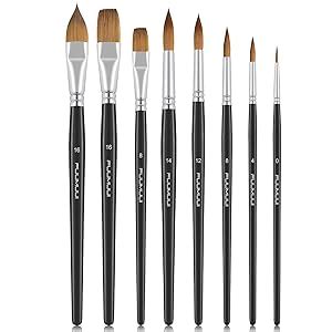 Professional Sable Watercolor Brushes Fuumuui Superior Sable