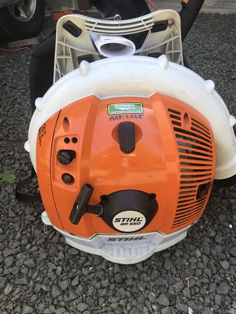 How To Start A Stihl Leaf Blower Backpack Stihl BR700 Backpack Blower