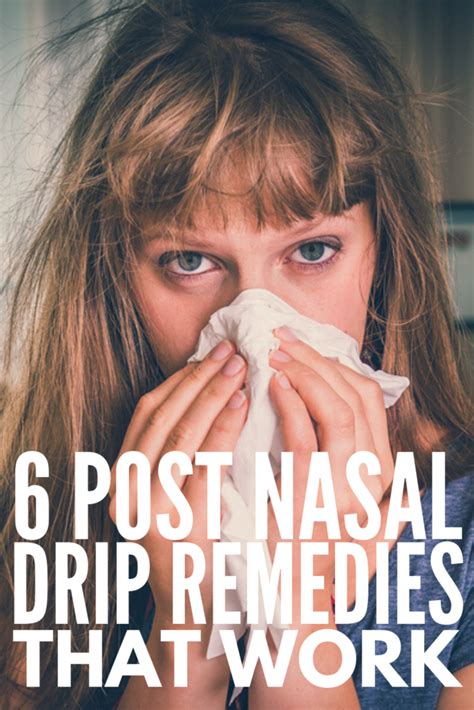 Natural Home Treatments 6 Post Nasal Drip Remedies That Work