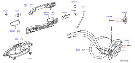 Nissan Altima Exterior Door Handle Right Front 80606 JA63A