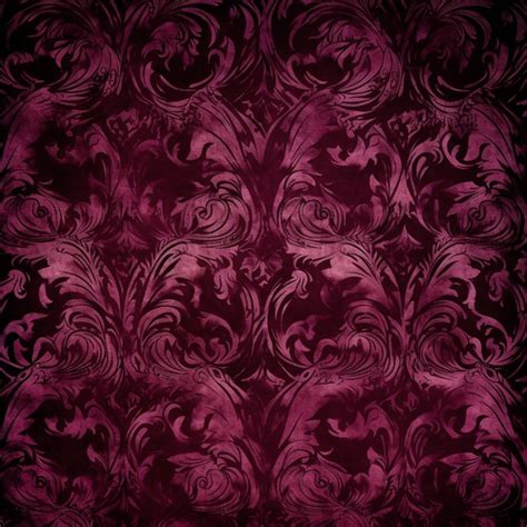 Premium AI Image | A dark purple background with a floral pattern.