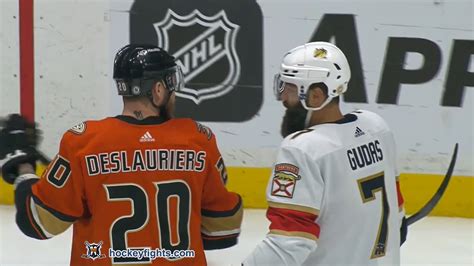 Radko Gudas vs. Nicolas Deslauriers, March 18, 2022 - Florida Panthers ...