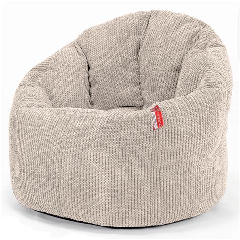 Lounge Pug Cord Luxury Adult Bean Bag Chair Beanbags Cuddle Up Graphite Grey Big Bertha Original Uk