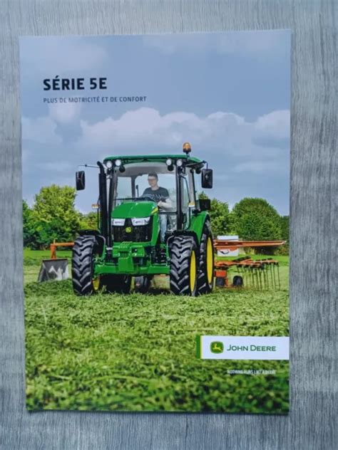 PROSPECTUS BROCHURE TRACTEUR John Deere Serie 5E EUR 2 00 PicClick FR