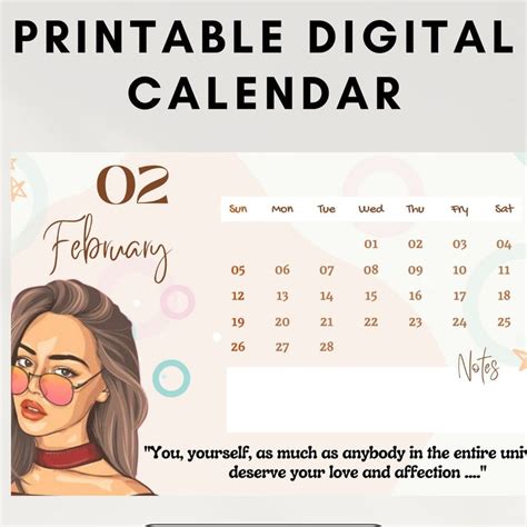 2023 2024 Printable Calendar Mental Health Calendar Monthy Calendar