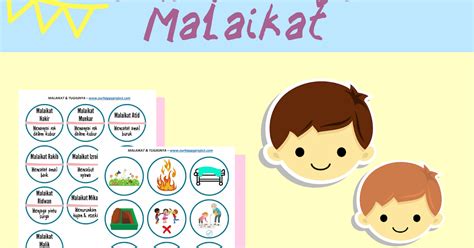 Free Printable Nama Tugas Malaikat Our Happy Project